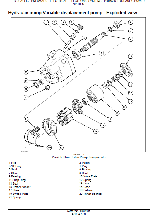 New Holland T6010, T6020, T6030 Tractor Service Manual Workshop Guide