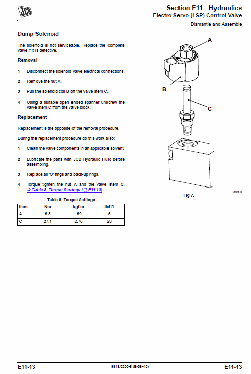 JCB 527-58 Loadall Telescopic Handlers Service Manual Workshop Guide