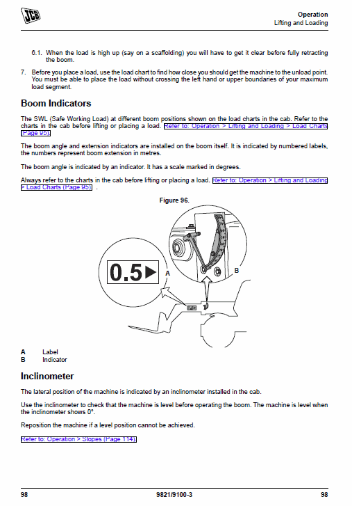 JCB 525-60 Loadall Telescopic Handlers Service Manual Workshop Guide