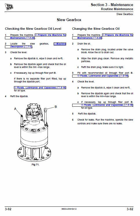 JCB JS115, JS130, JS145 Tier 3 Auto Excavator Service Manual Workshop Guide