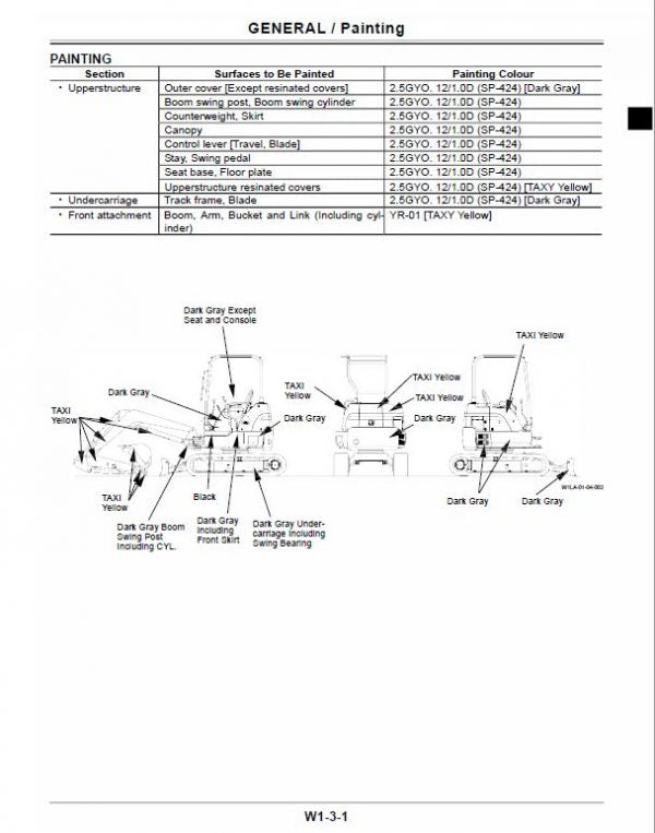 Hitachi Zaxis 27U, 30U, 35U Excavator Service Repair Manual