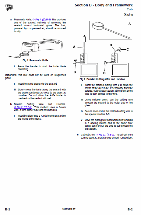 JCB 407BZX, 408BZX, 409BZX, 410BZX Wheeled Loader Service Manual Workshop Guide