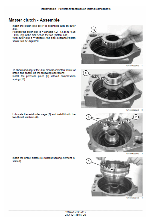 Case WX218 Wheeled Excavator Service Manual Workshop Guide