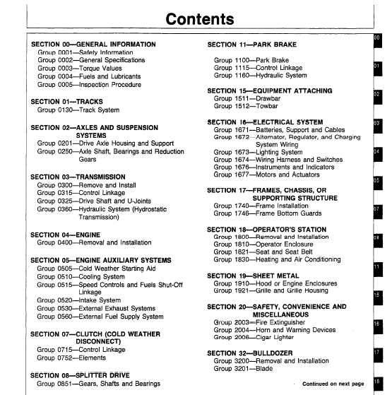 John Deere 750B, 850B Crawler Repair Technical Manual (TM1476) Workshop Guide