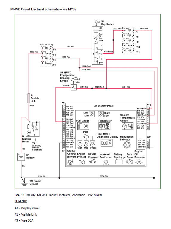 John Deere 3120, 3320, 3520, 3720 Compact Utility Tractors Technical Manual (Without Cab) Workshop Guide
