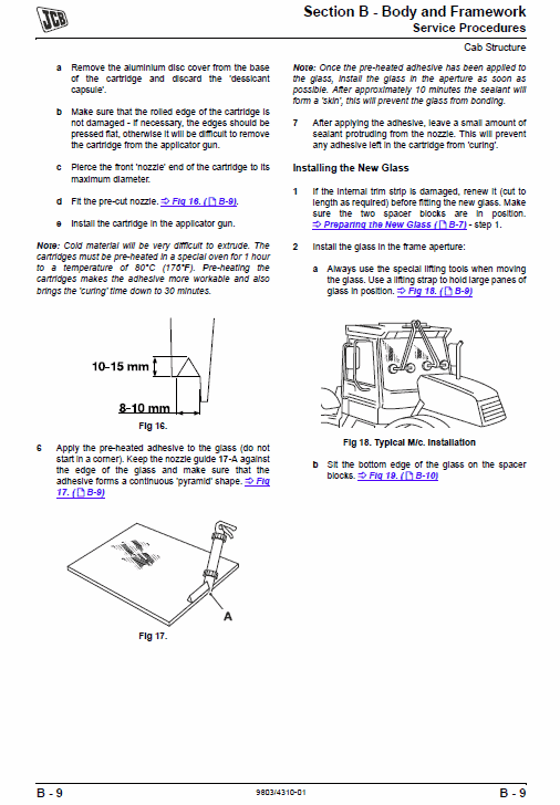 JCB 406, 409 Wheeled Loader Shovel Tier 2/3 Deutz Service Manual Workshop Guide
