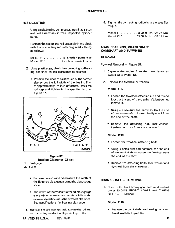 Ford 1110 and 1210 Tractor Service Manual Workshop Guide