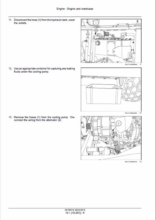 Case SV208D Vibratory Roller Service Manual Workshop Guide