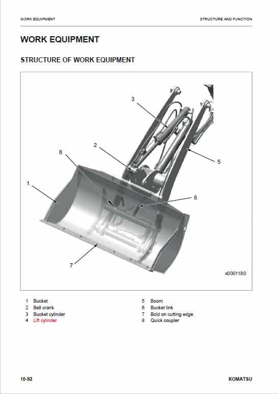 Komatsu WA70M-8E0 Wheel Loader Repair Service Manual Workshop Guide