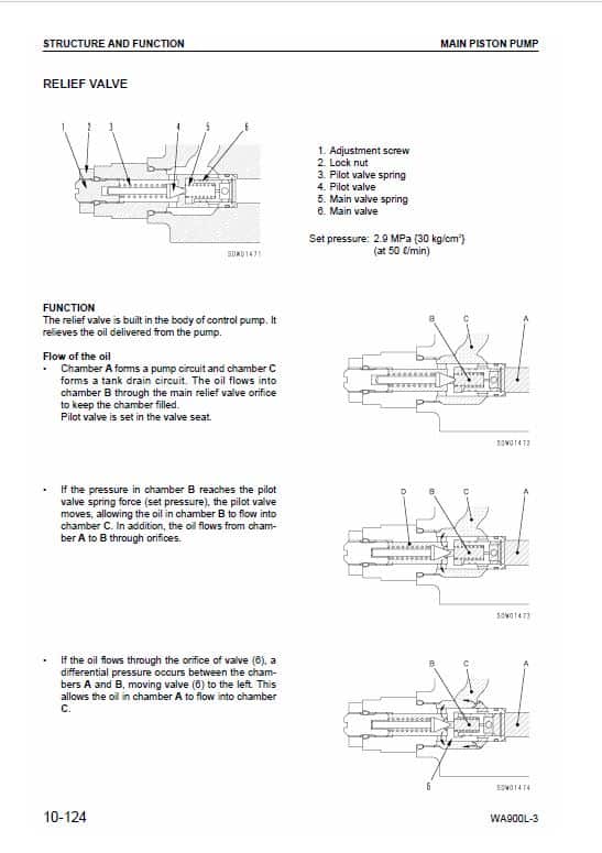 Komatsu WA900L-3 Wheel Loader Service Manual Workshop Guide