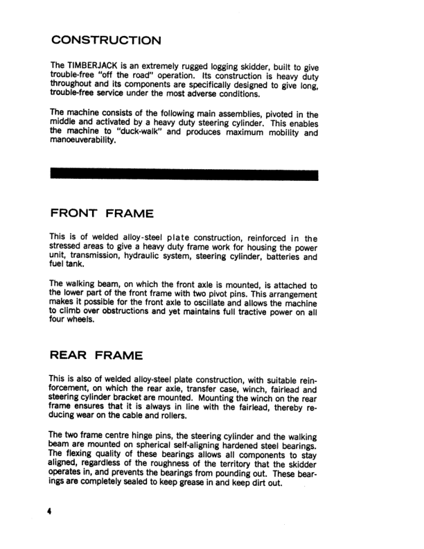 John Deere 200D, 205D, 207D, 208D, 209D, 217D, 225D, 230D, 240D Skidders Operator’s Manuals (2000002EN) Workshop Guide