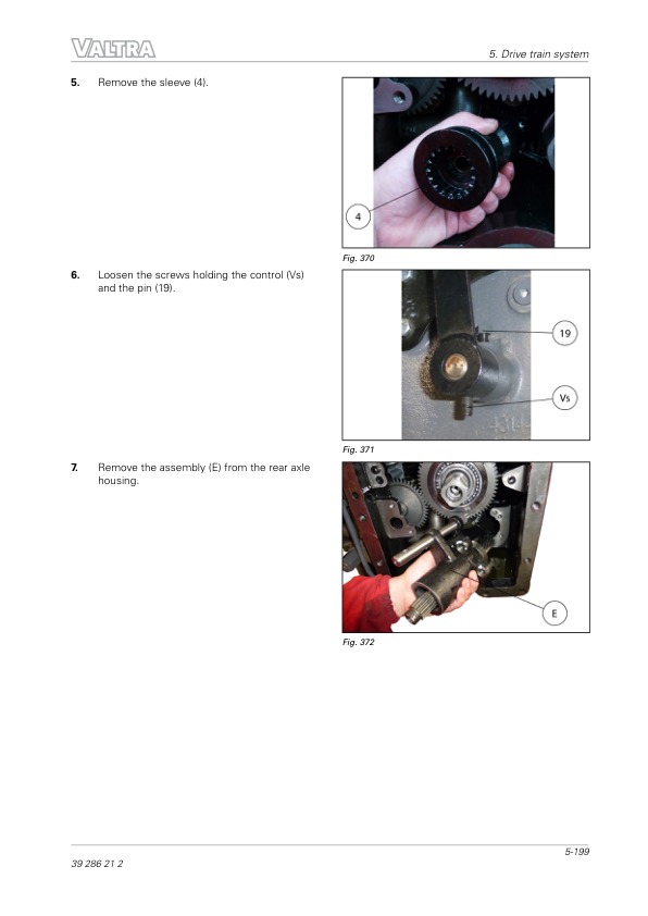 Valtra A84 H 1C7, A94 H 1C7 Tractors Service Repair Manual