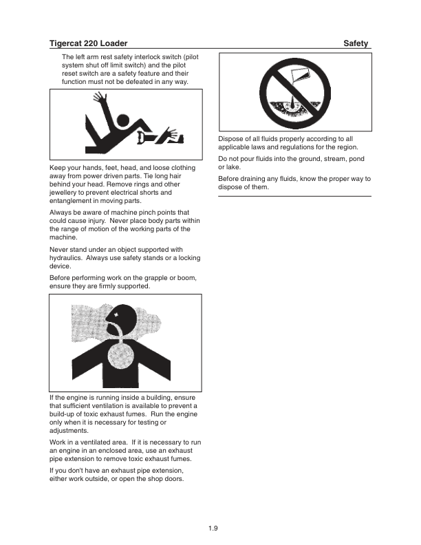 Tigercat 220 Loader Repair Service Manual (2200111 – 2200500)