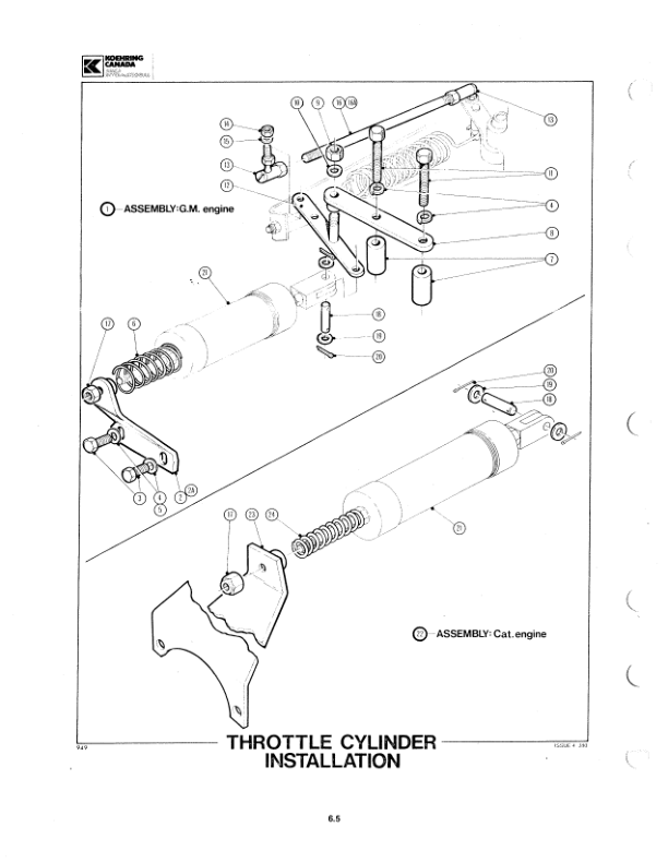 Koehring K440 Forwarders (SN 32001 -) Parts Catalog Manual Workshop Guide