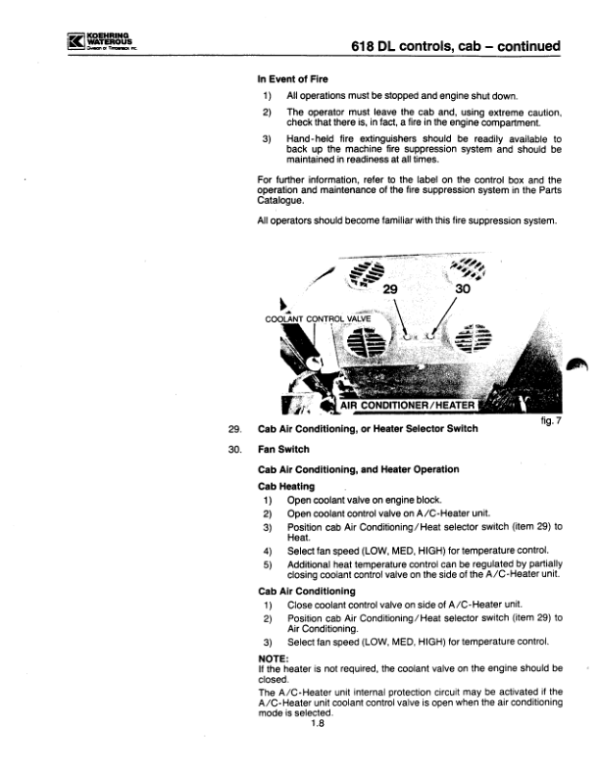 John Deere 618 Delimbers Operator’s Manuals (214-1646-1) Workshop Guide