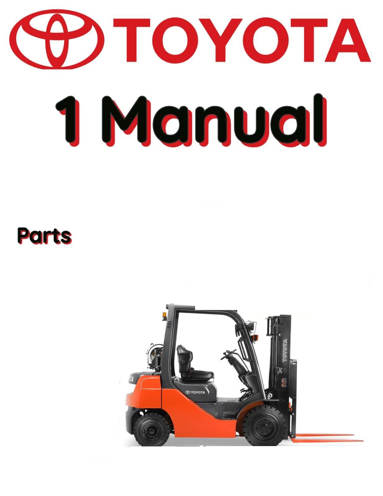 TOYOTA FORKLIFT 02-3FGC30 PARTS MANUAL   FILE