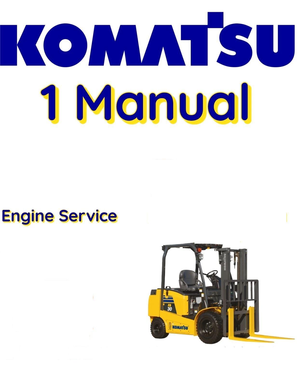 KOMATSU FD400-2 FORKLIFT ENGINE SERVICE REPAIR SHOP MANUAL