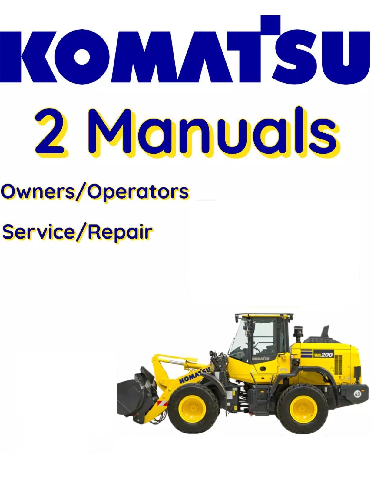 KOMATSU WA150-5 GALEO WHEEL LOADER SERVICE REPAIR OWNERS MANUALS  S