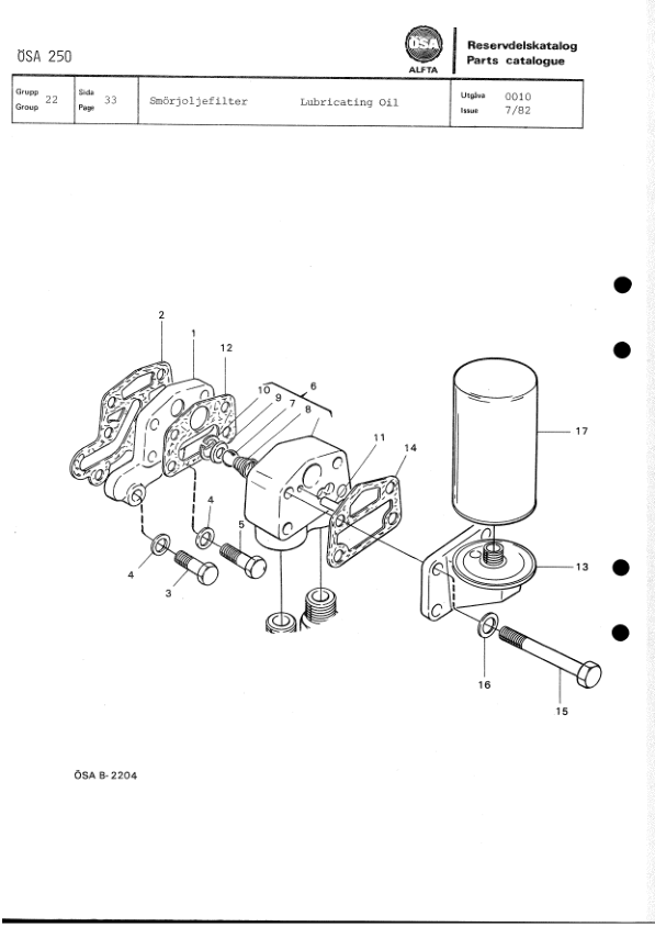 John Deere 250 OSA Forwarders Parts Catalog Manual Workshop Guide