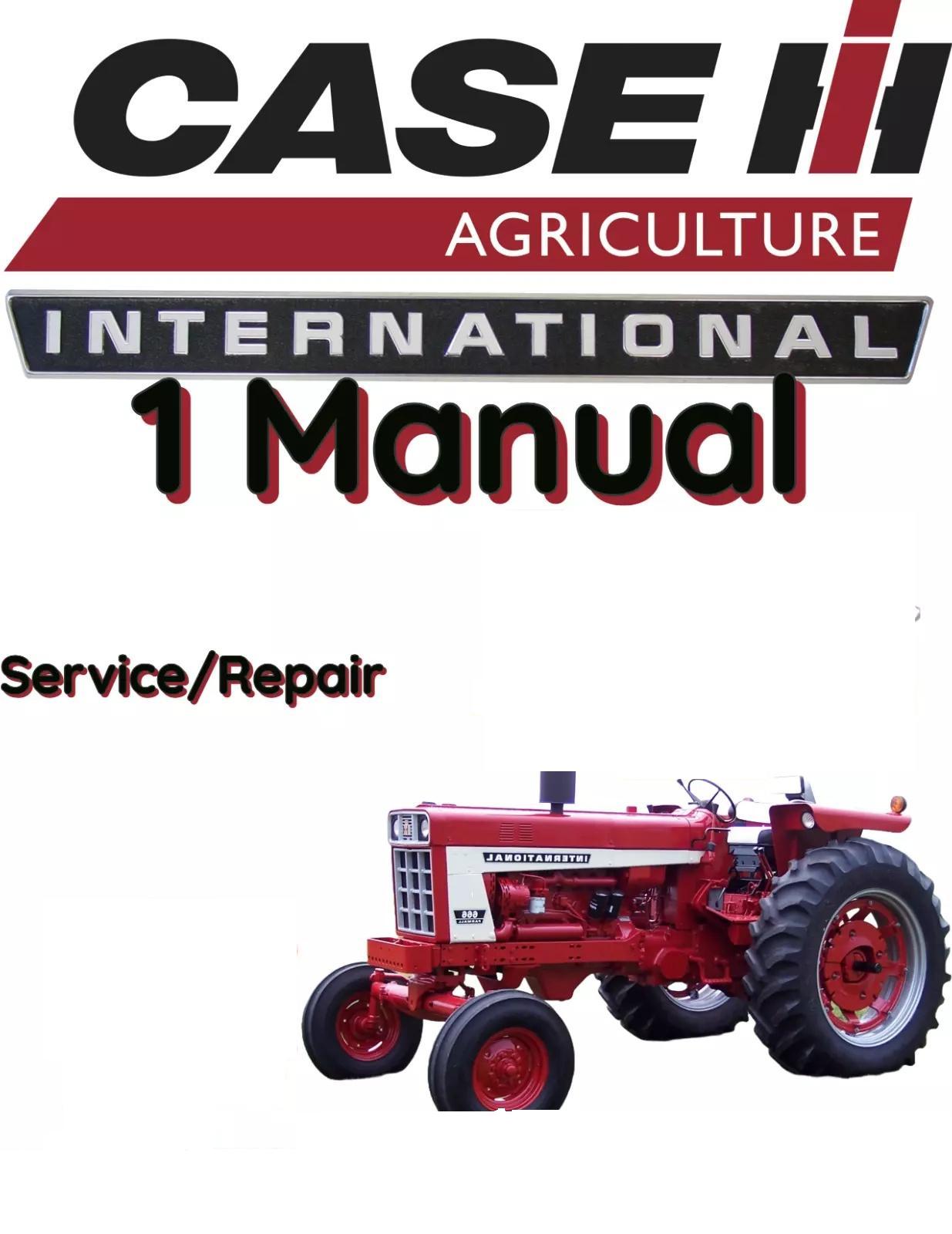 INTERNATIONAL 1468 TRACTOR SERVICE REPAIR SHOP MANUAL
