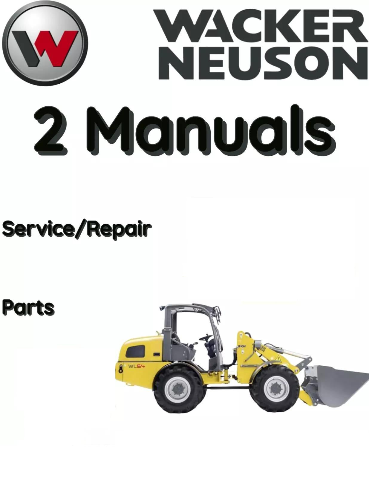 WACKER NEUSON 4070 CX100 WEIDEMANN WHEEL LOADER SERVICE PARTS MANUAL