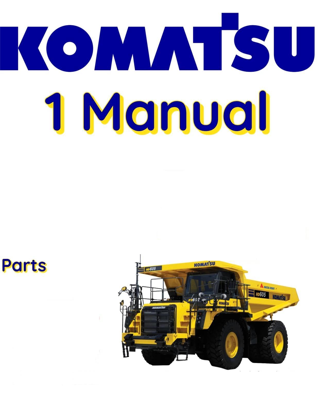 KOMATSU 140M DUMP TRUCK PARTS MANUAL
