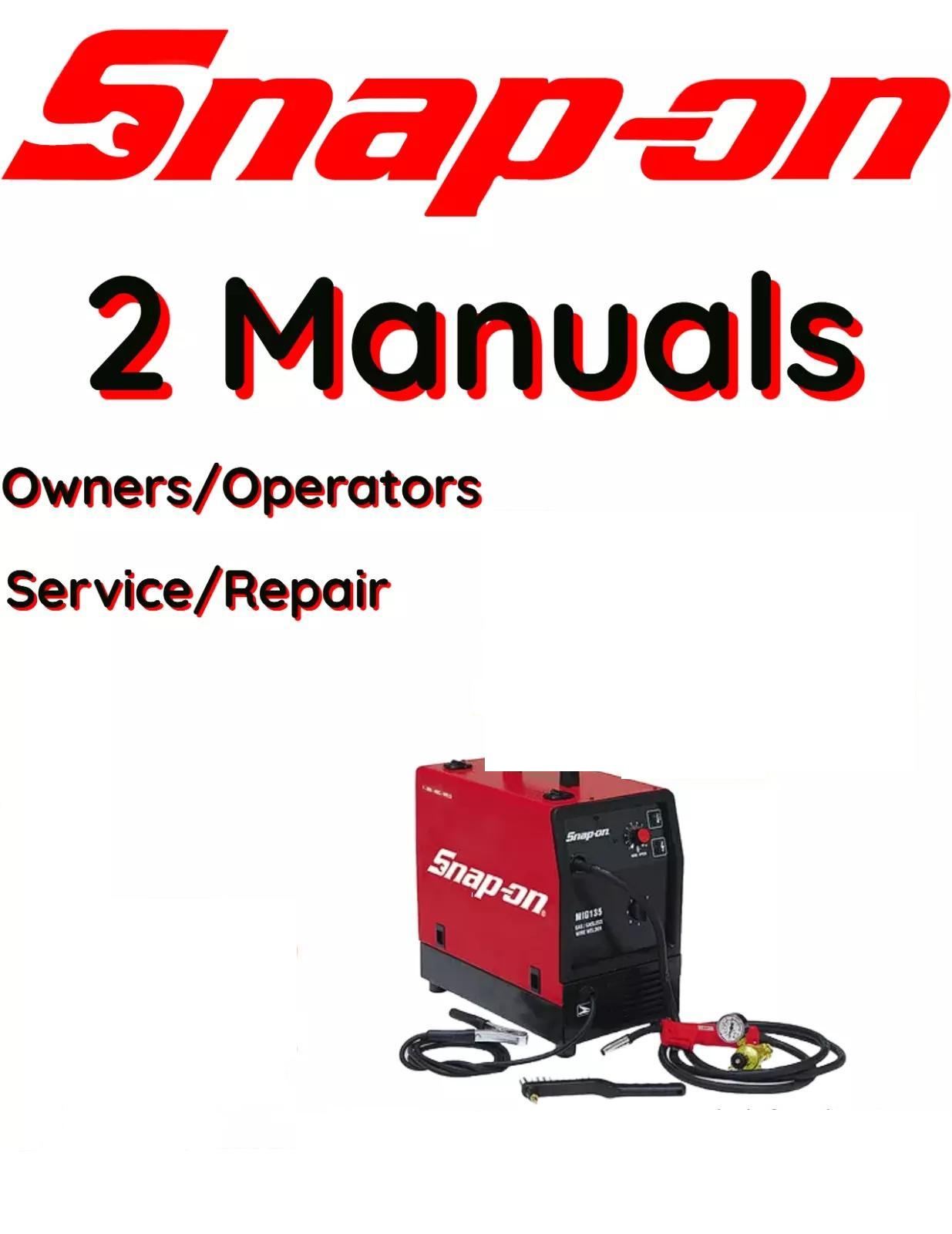 SNAP-ON TIG250H2O TIG WELDER OPERATORS SERVICE OWNERS MANUAL