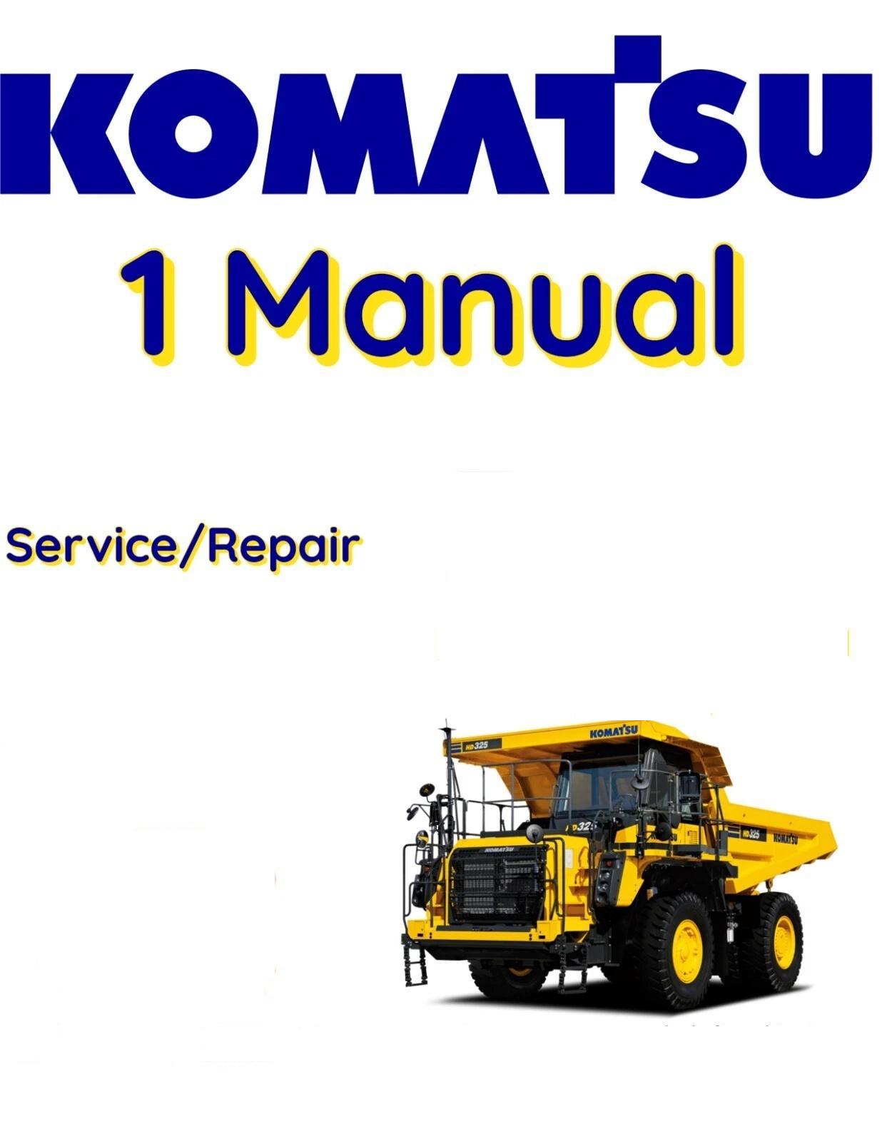 KOMATSU HD465-2 SERVICE REPAIR SHOP MANUAL