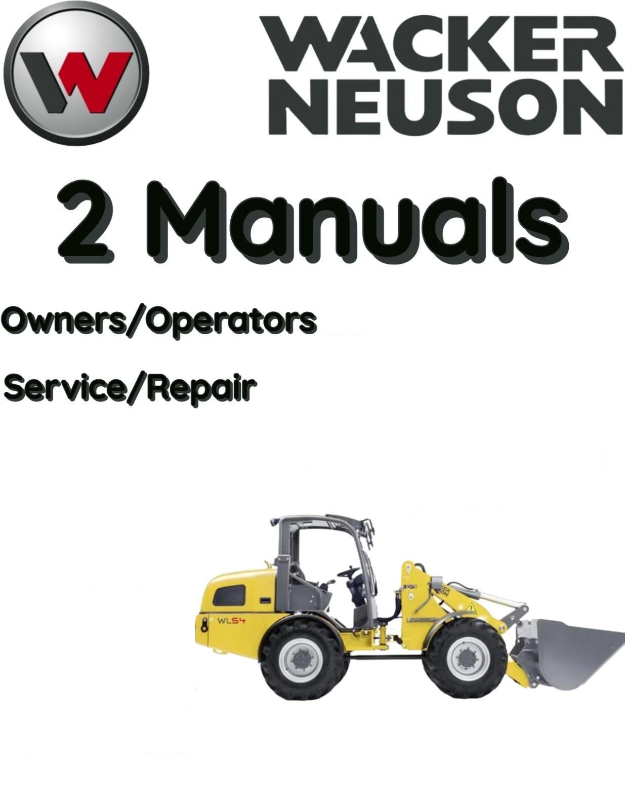 WACKER NEUSON WL44 WHEEL LOADER OPERATORS SERVICE REPAIR MANUAL