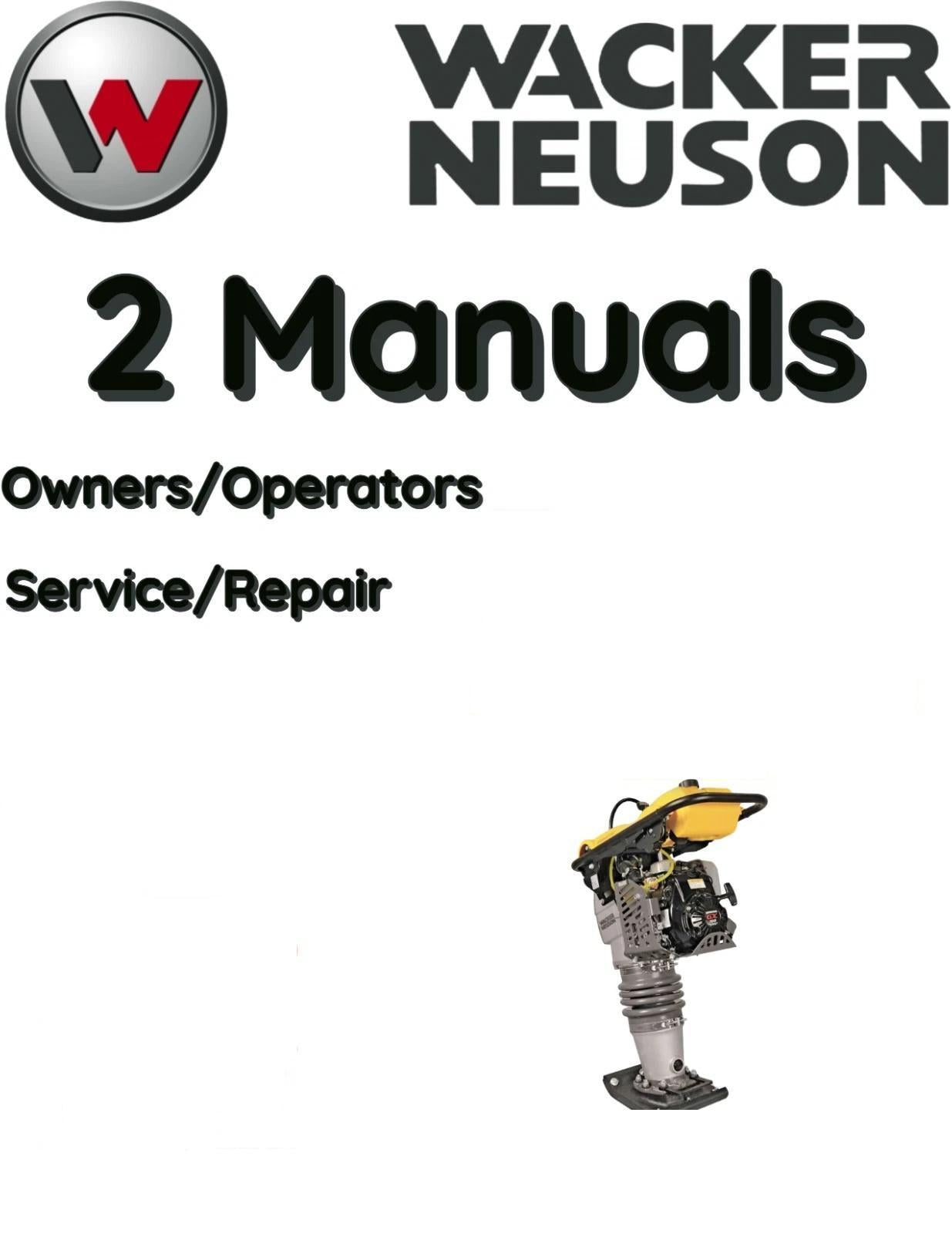 WACKER NEUSON BS70 VIBRATORY RAMMER OPERATORS SERVICE REPAIR MANUAL
