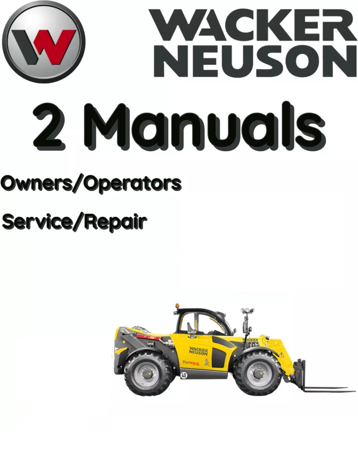 WACKER NEUSON 5507 KRAMER TELEHANDLER OPERATORS SERVICE REPAIR MANUAL