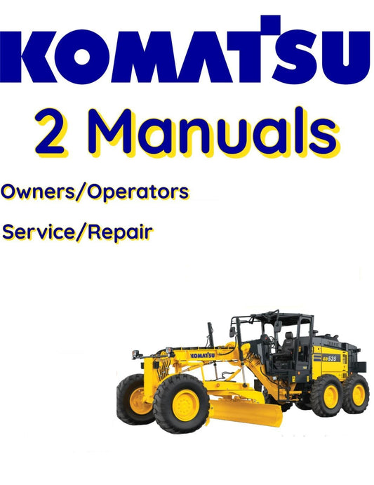 KOMATSU GD650A-2BY MOTOR GRADER OWNERS SERVICE REPAIR MANUALS  S