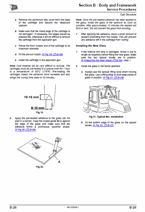 JCB JS200LC, JS220LC, JS230LC, JS210LC, JS370LC Excavator Service Manual Workshop Guide