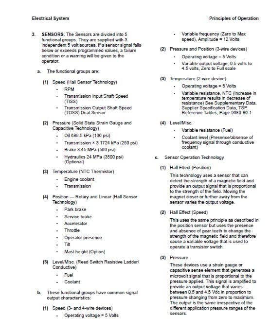 Hyster H2.0FT, H2.5FT, H3.0FT, H3.5FT Forklift Truck Repair Service Manual ( S.N L177) Workshop Guide