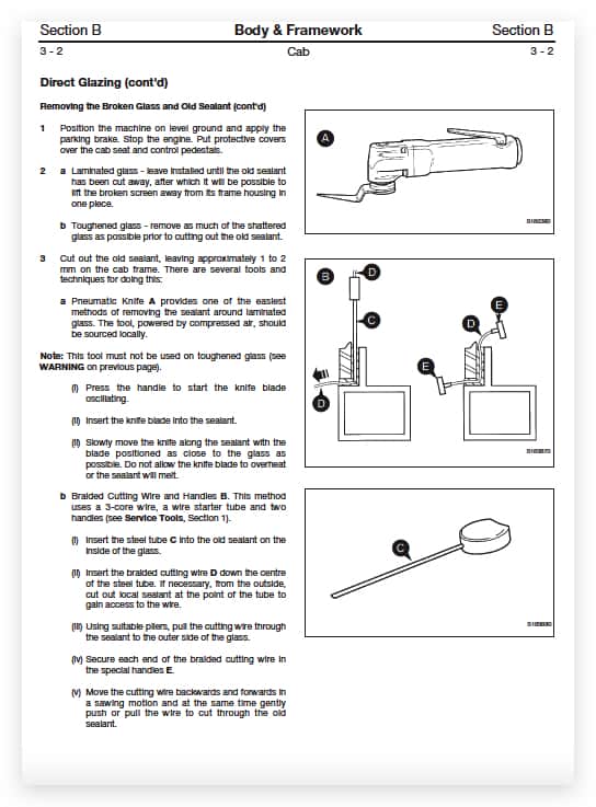 JCB 520-50, 525-50 Year 1996 – 2012 Loadall Service Manual Workshop Guide