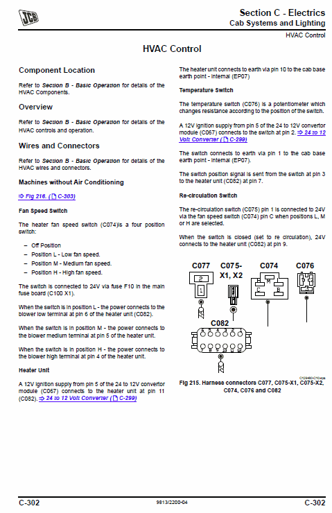 JCB JS115, JS130, JS145, JS160, JS180, JS190 T4i Tracked Excavators Service Manual Workshop Guide