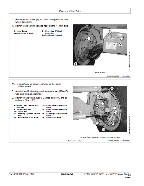 John Deere 770G, 770GP, 772G, 772GP Grader Technical Manual (S.N 656729 -678817) Workshop Guide