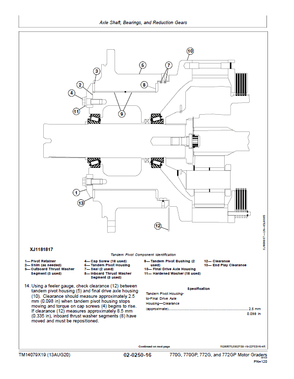 John Deere 770G, 770GP, 772G, 772GP Grader Technical Manual (S.N 680878 – 680877 ) Workshop Guide