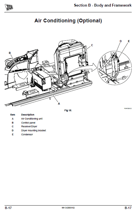 JCB JS81 Tracked Excavator Service Manual Workshop Guide
