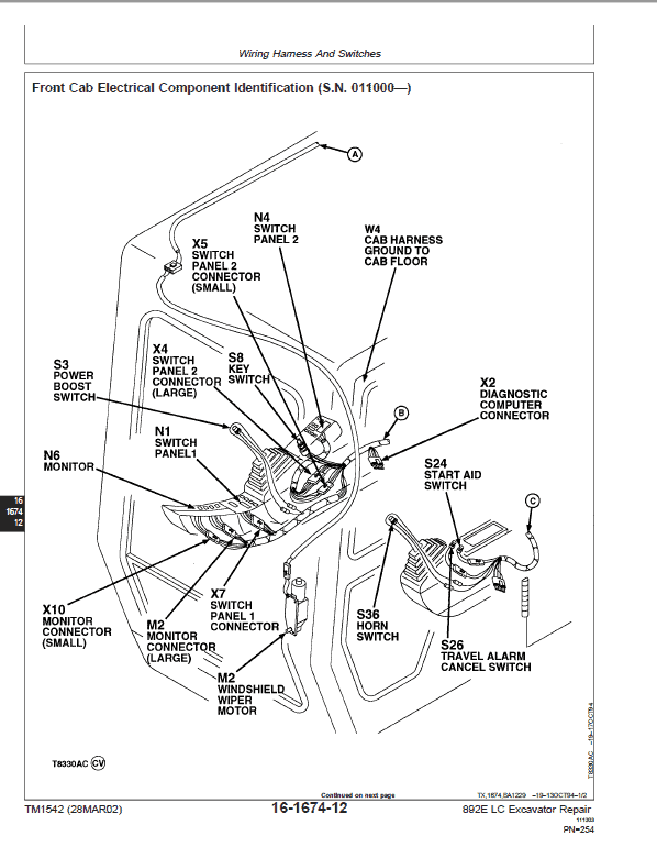 John Deere 892E LC Excavator Repair Technical Manual Workshop Guide