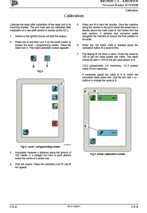 JCB 3200, 3230 Tier 4 Fastrac Service Manual Workshop Guide