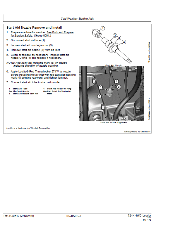 John Deere 724K 4WD Loader Technical Manual (S.N. after C658297 & D658297 – ) Workshop Guide