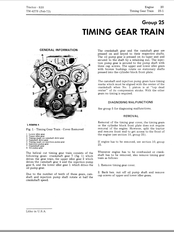 John Deere 830 Utility Tractor Repair Technical Manual Workshop Guide