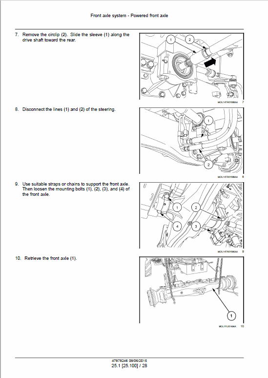 Case Farmall 90C, 100C, 110C, 120C Efficient Power Tractor Service Manual Workshop Guide