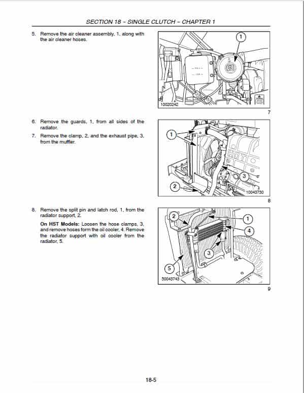 Case DX21, DX24 Tractor Service Manual Workshop Guide