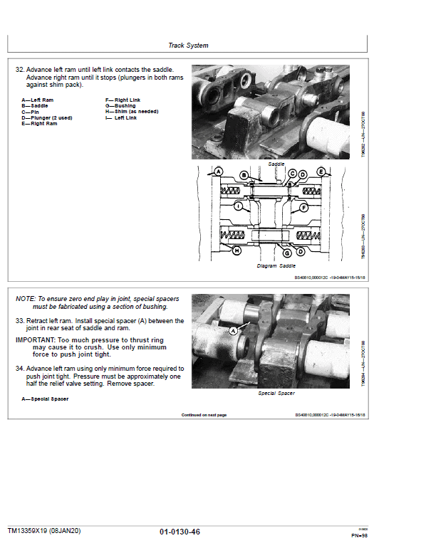 John Deere 700K Crawler Dozer Technical Manual (SN. from F275598) Workshop Guide
