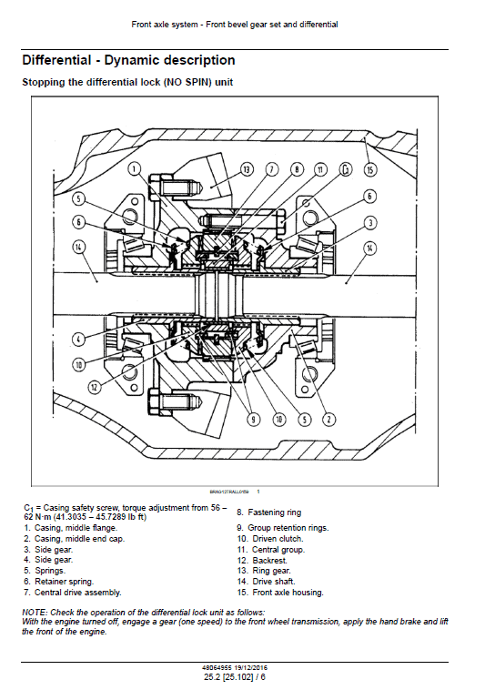 New Holland TD4020F, TD4030F,  TD4040F Tractor Service Manual Workshop Guide