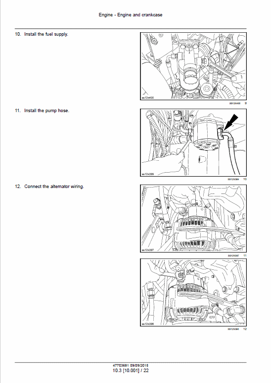 Case PT240 Line Roller Service Manual Workshop Guide