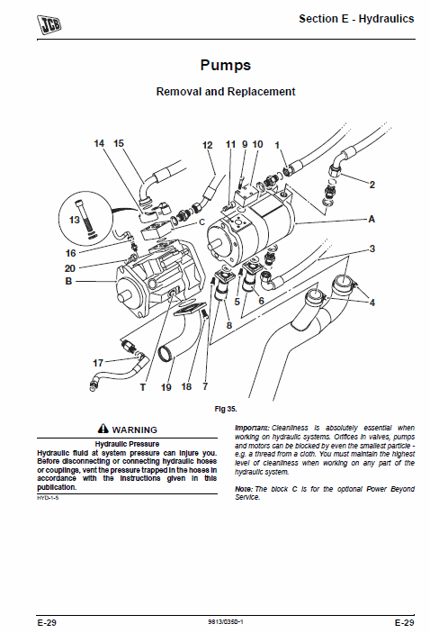 JCB 8280, 8310 Fastrac Service Manual Workshop Guide