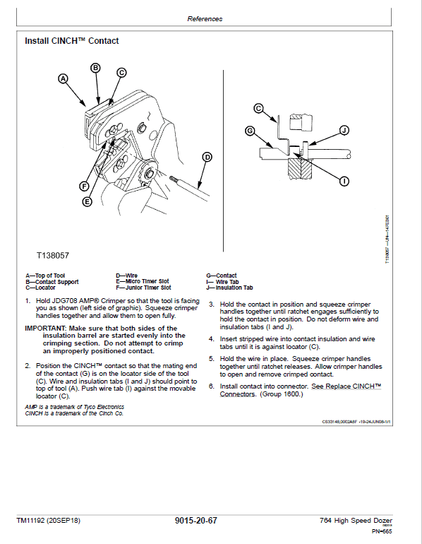 John Deere 764 High Speed Dozer Repair Technical Manual Workshop Guide
